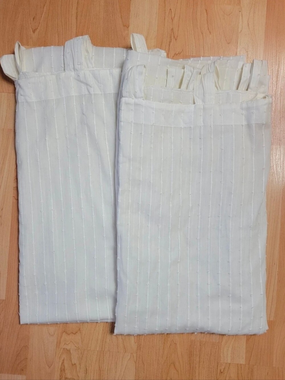 IKEA 'Matilda' tab top curtains 2 panels